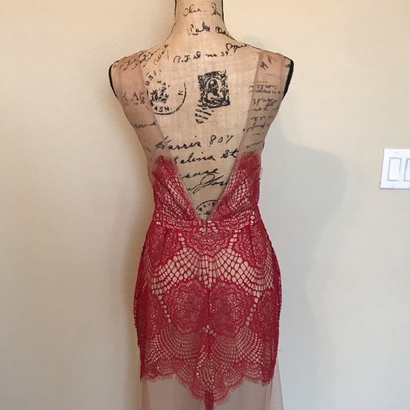 *SOLD* For Love & Lemons Red Antigua Maxi Long - Picture 7 of 8